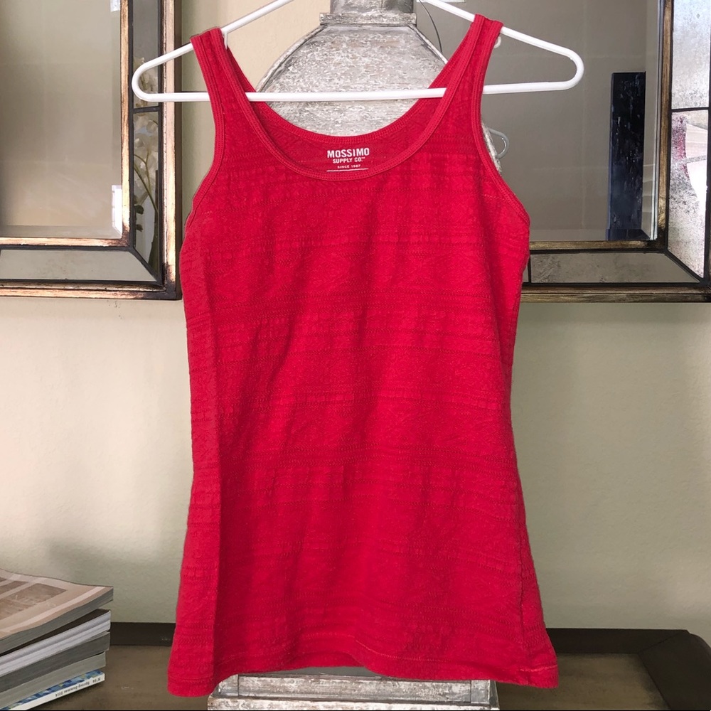 Mossimo Supply Co Red Tank Top